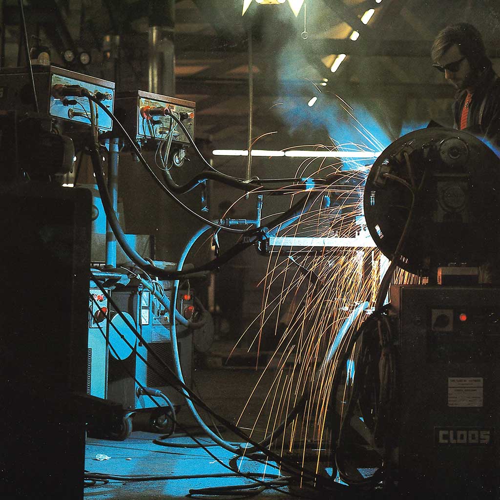 Contour history: welding