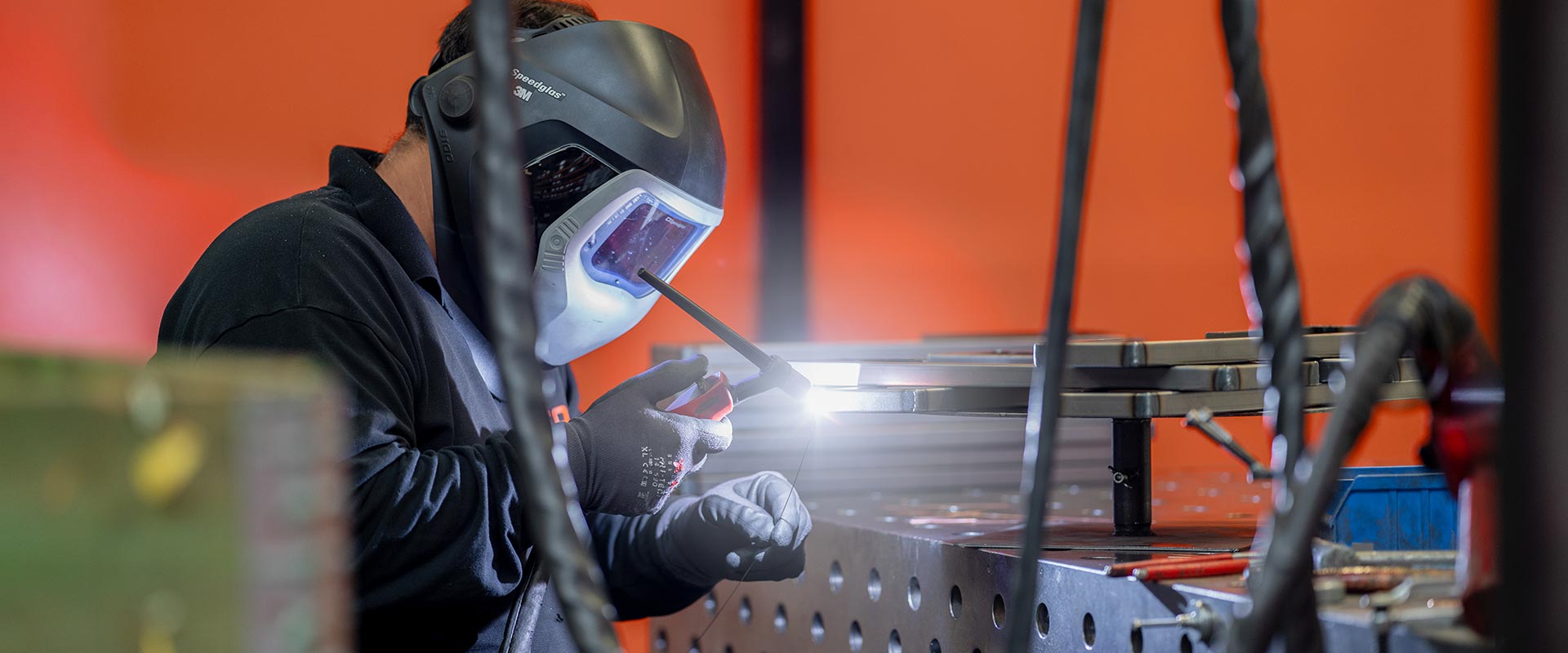 TIG welding of steel