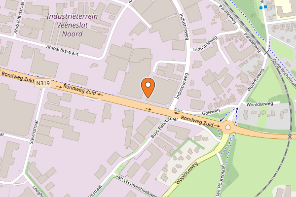Kaart met de ligging van Contour Covering Technology BV, Industrieweg 32, Winterswijk