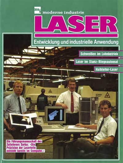 Laser cutting - modern industry 1988