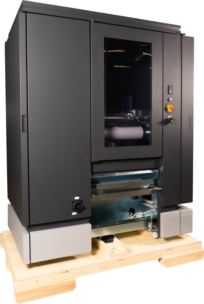 Montage samenstelling uit plaatwerk – Cabinet met mechanische onderdelen Plaatwerk behuizing met mechanica en elektronica