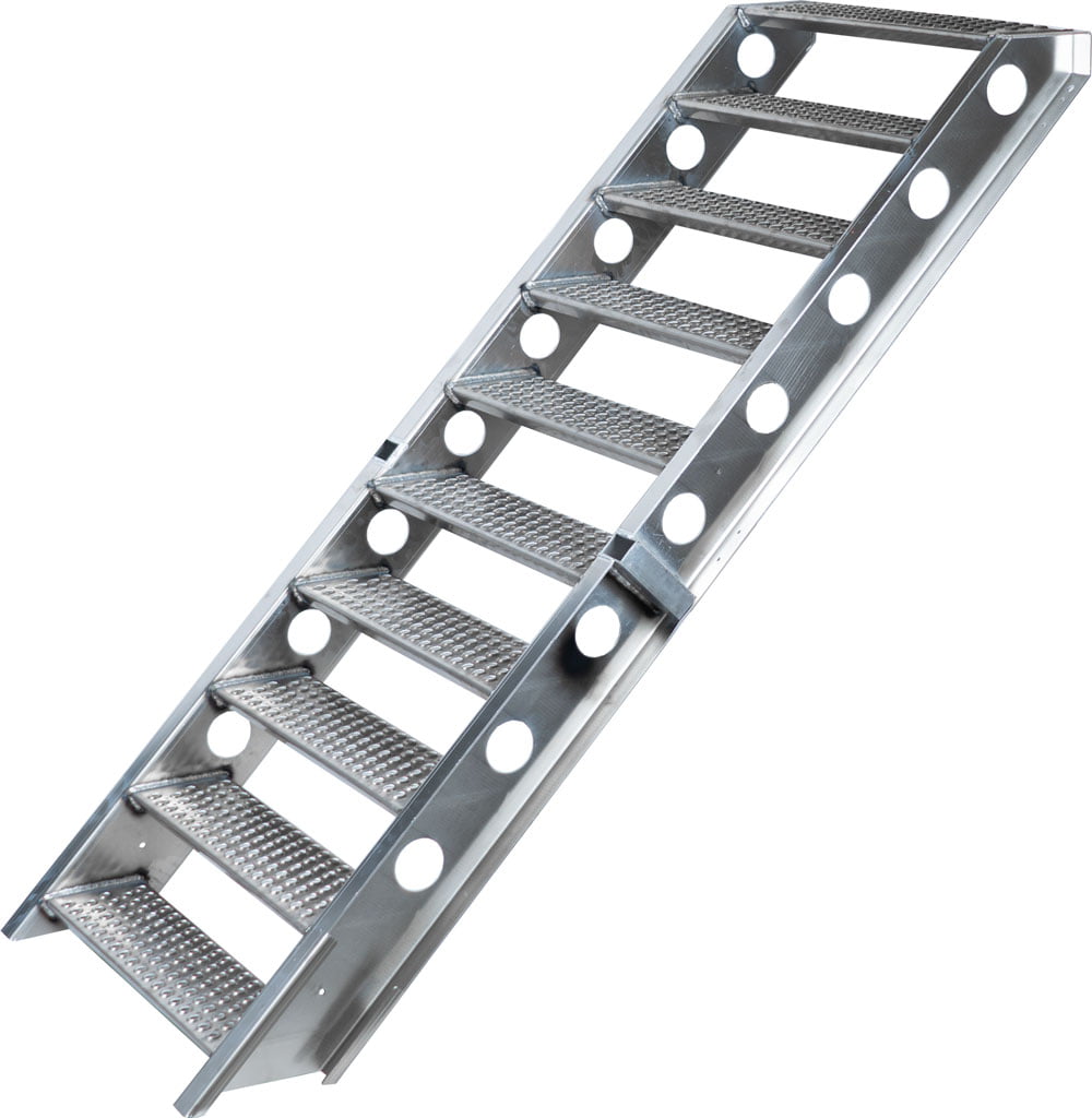 Aluminium trap lassamenstelling uit plaat Aluminium lassen