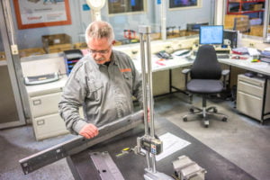 Meetkamer Nameten van gekant plaatwerk product
